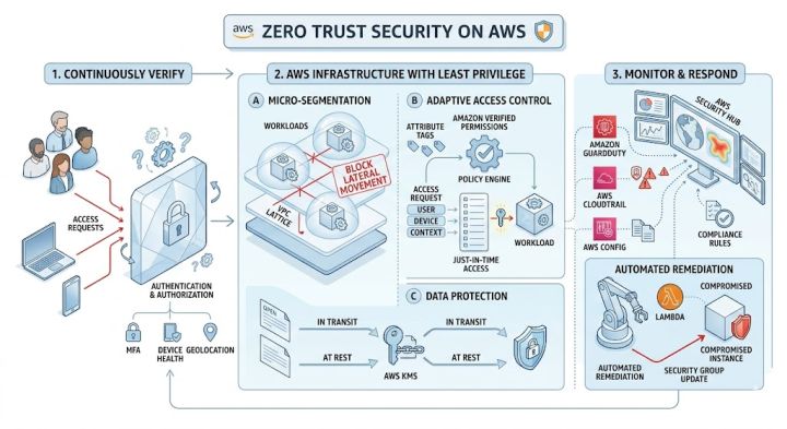 The Zero Trust Security on AWS: Trust Nobody, Verify Everything